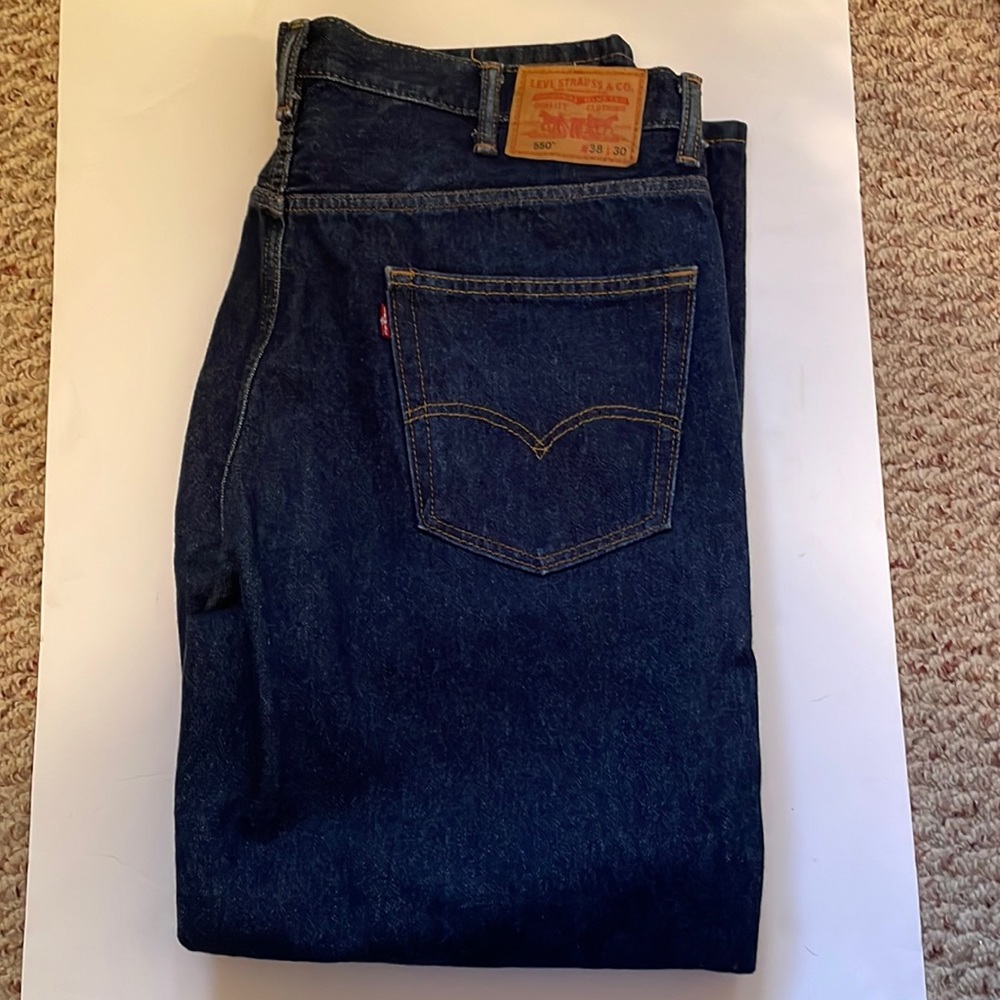 Levi Strauss Original Riveted 550 38 X 30